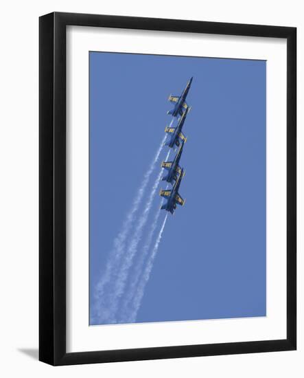 U.S. Navy Flight Demonstration Squadron, the Blue Angels-null-Framed Photographic Print