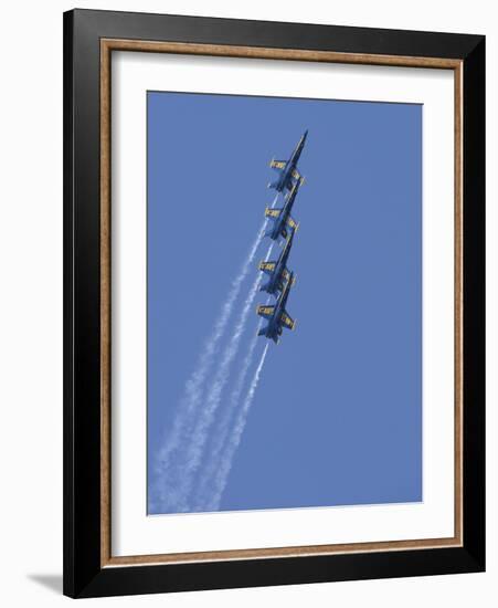 U.S. Navy Flight Demonstration Squadron, the Blue Angels-null-Framed Photographic Print