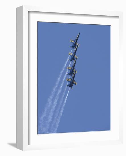 U.S. Navy Flight Demonstration Squadron, the Blue Angels-null-Framed Photographic Print