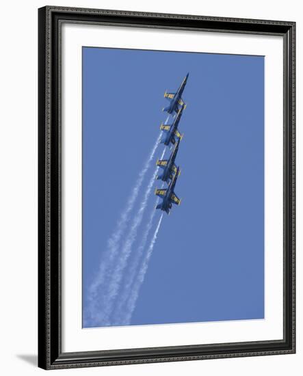 U.S. Navy Flight Demonstration Squadron, the Blue Angels-null-Framed Photographic Print