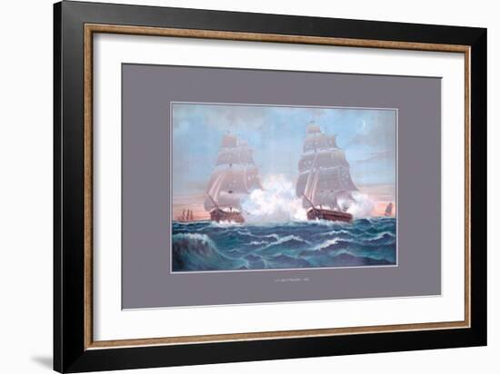 U.S. Navy: Frigate-Werner-Framed Art Print