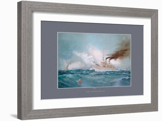U.S. Navy: Indiana-Werner-Framed Art Print
