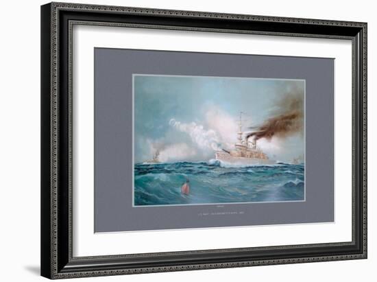 U.S. Navy: Indiana-Werner-Framed Art Print