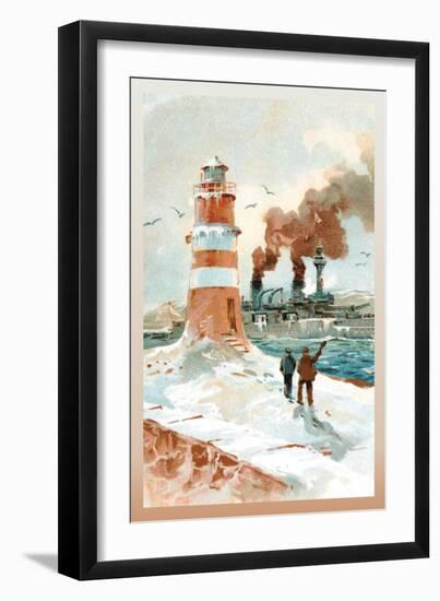 U.S. Navy: January Morning-Willy Stower-Framed Art Print