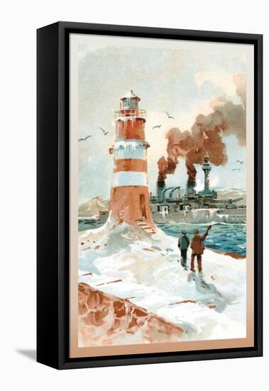 U.S. Navy: January Morning-Willy Stower-Framed Stretched Canvas