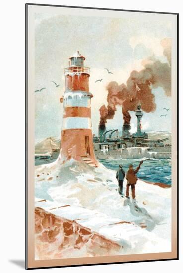 U.S. Navy: January Morning-Willy Stower-Mounted Art Print