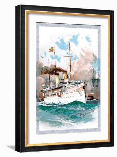 U.S. Navy: Mighty-Willy Stower-Framed Art Print