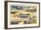 U.S. Navy Planes and Aircraft Carrier-null-Framed Art Print