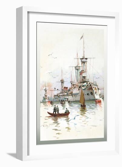 U.S. Navy: Power-Willy Stower-Framed Art Print