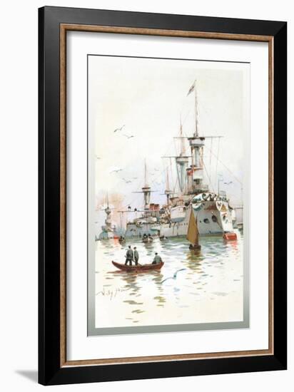 U.S. Navy: Power-Willy Stower-Framed Art Print