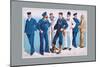 U.S. Navy: Uniforms, 1899-Willy Stower-Mounted Art Print