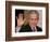 U.S. President George W. Bush Waves at the Audience-null-Framed Photographic Print