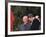 U.S. President Ronald Reagan, Right, Talks with Soviet Leader Mikhail Gorbachev-null-Framed Photographic Print