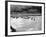 U.S. Reinforcements Wade Through the Surf as They Land at Normandy-null-Framed Photographic Print
