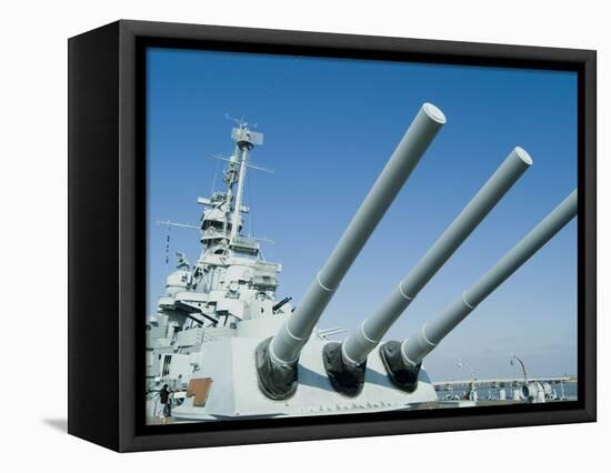 U.S.S. Alabama Battleship Museum, Mobile, Alabama, USA-Ethel Davies-Framed Premier Image Canvas