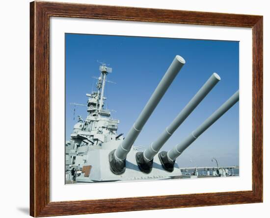 U.S.S. Alabama Battleship Museum, Mobile, Alabama, USA-Ethel Davies-Framed Photographic Print