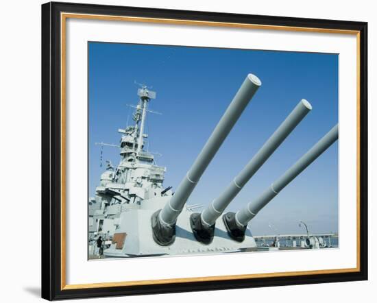 U.S.S. Alabama Battleship Museum, Mobile, Alabama, USA-Ethel Davies-Framed Photographic Print