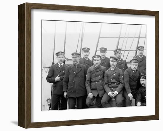 U.S.S. Boston Petty Officers-null-Framed Photo