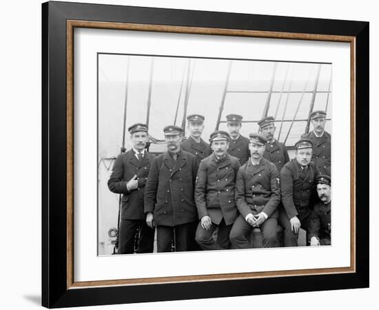 U.S.S. Boston Petty Officers-null-Framed Photo