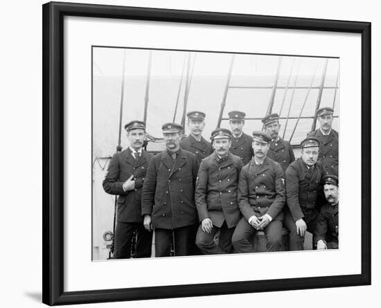 U.S.S. Boston Petty Officers-null-Framed Photo