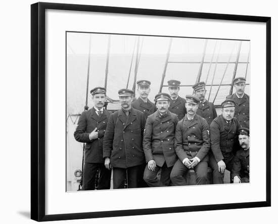 U.S.S. Boston Petty Officers-null-Framed Photo