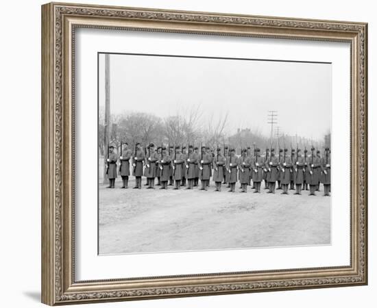 U.S.S. Columbia, Marines-null-Framed Photo