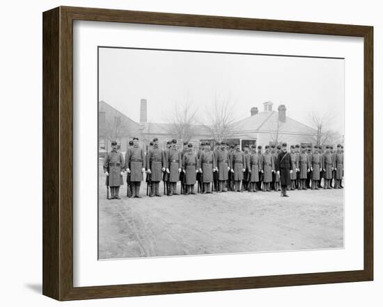 U.S.S. Columbia, Marines-null-Framed Photo