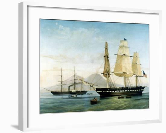 U.S.S. Congress-Desimone-Framed Art Print