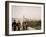 U.S.S. Iowa, Marine Guard-null-Framed Photo