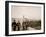 U.S.S. Iowa, Marine Guard-null-Framed Photo