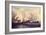 U.S.S. Kearsarge Sinking the Alabama, 19th June 1864-Xanthus Russell Smith-Framed Giclee Print