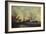 U.S.S. Kearsarge Sinking the Alabama-Xanthus Russell Smith-Framed Giclee Print