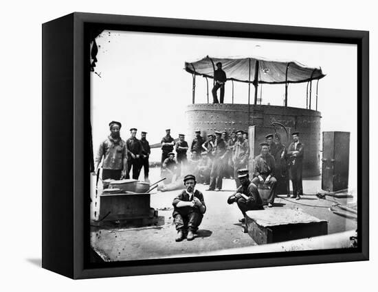 U.S.S. Monitor, 1862-James F. Gibson-Framed Premier Image Canvas