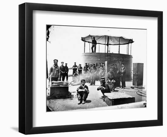 U.S.S. Monitor, 1862-James F. Gibson-Framed Photographic Print