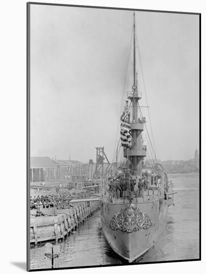 U.S.S. New Orleans at Brooklyn Navy Yard-null-Mounted Photo