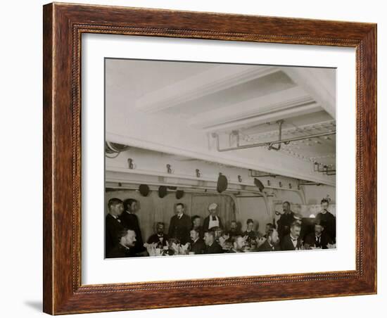 U.S.S. New York, Petty Officers Mess-null-Framed Photo