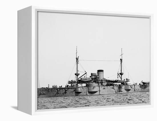 U.S.S. Texas-null-Framed Stretched Canvas