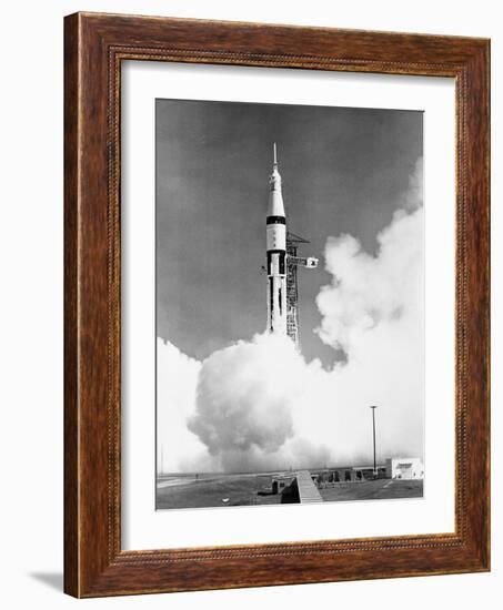 U.S. Saturn Apollo 7 Liftoff-null-Framed Photographic Print