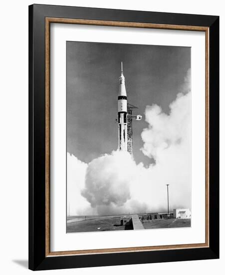 U.S. Saturn Apollo 7 Liftoff-null-Framed Photographic Print