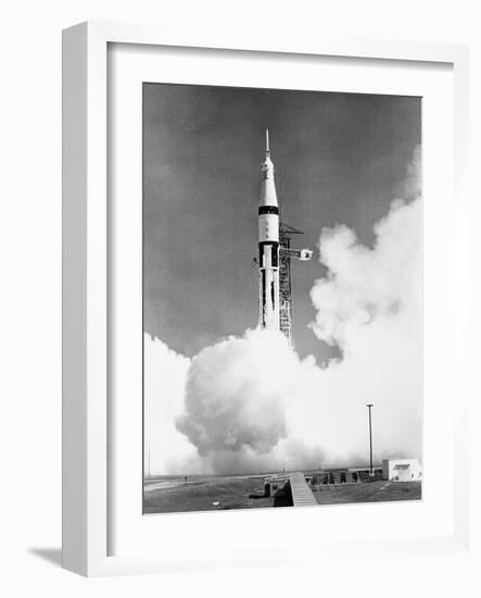 U.S. Saturn Apollo 7 Liftoff-null-Framed Photographic Print