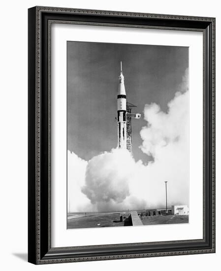 U.S. Saturn Apollo 7 Liftoff-null-Framed Photographic Print