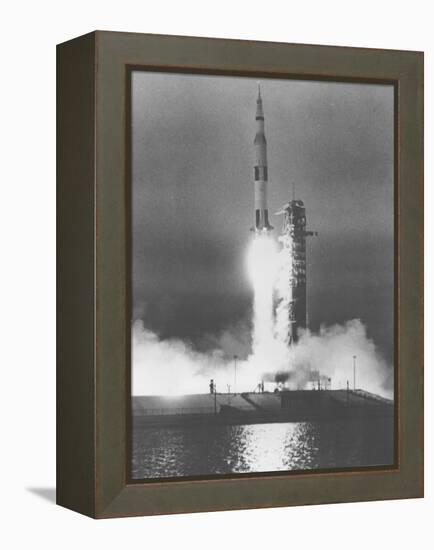 U.S. Saturn Apollo 9 Liftoff-null-Framed Premier Image Canvas