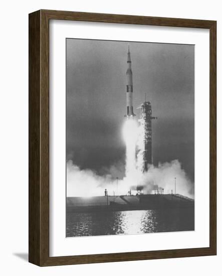 U.S. Saturn Apollo 9 Liftoff-null-Framed Photographic Print