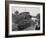 U.S. Sherman Tanks Leave a Landing Ship in Anzio Harbor, May 1944-null-Framed Photo