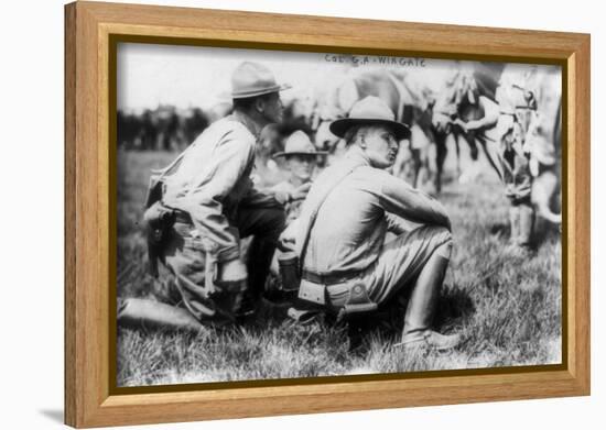 U.S. Soldiers during Mexican Revolution 2 Photograph-Lantern Press-Framed Art Print