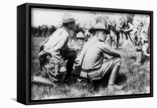 U.S. Soldiers during Mexican Revolution 2 Photograph-Lantern Press-Framed Art Print