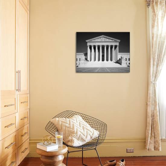 U S Supreme Court Building Washington D C B W Art Print By Carol Highsmith Art Com