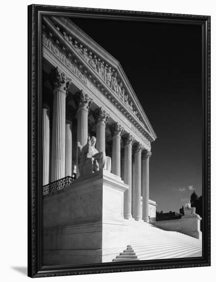 U.S. Supreme Court building, Washington, D.C. - B&W-Carol Highsmith-Framed Art Print