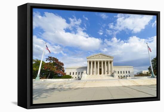 U.S. Supreme Court in Autumn - Washington Dc, United Sates-Orhan-Framed Premier Image Canvas