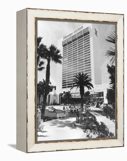 U.S. Vegas Flamingo Hotel-null-Framed Premier Image Canvas